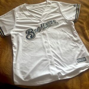 Brewers Women’s Glitter Baseball Jersey